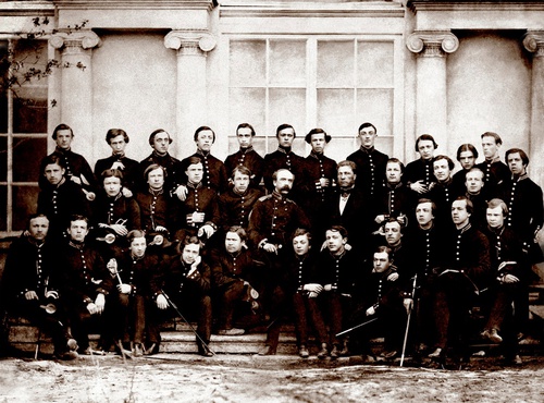 Правоведы 20-го выпуска, 12 мая 1859 года. Выпускное фото, 12 мая 1859, г. Санкт-Петербург