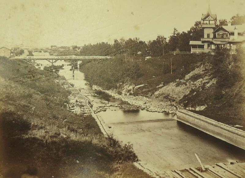 Река Стрелка в Стрельне, 1860 - 1879, Санкт-Петербургская губ., пос. Стрельна