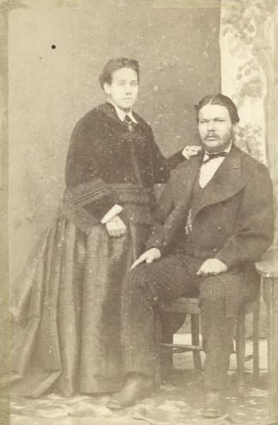 Портрет семейной пары, 1870-е, г. Шуя
