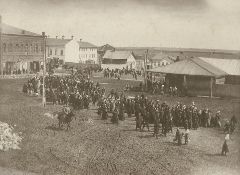 Похороны И. А. Милютина, 1907 год, г. Череповец и Череповецкий район