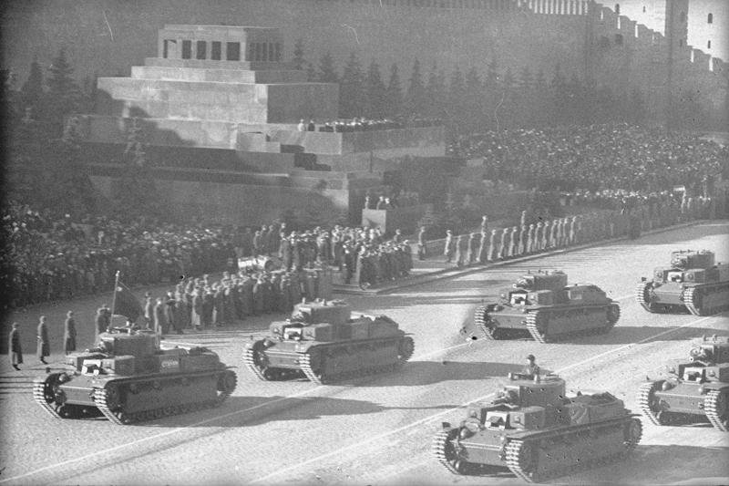 Военный парад, 7 ноября 1940, г. Москва