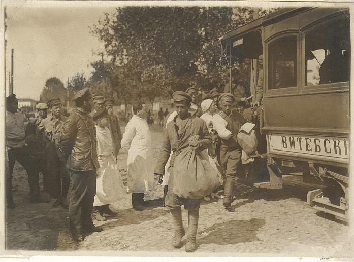 Эвакуация раненых в Москву, 1920 год