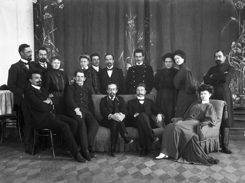 Артисты и спонсоры Народного театра Галича, 1910 год, г. Галич