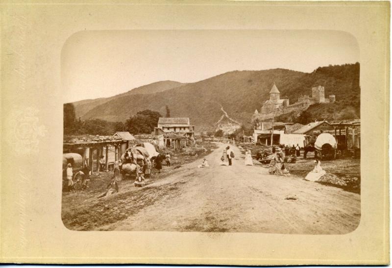 Улица Кавказского города, 1890-е, Тифлисская губ.