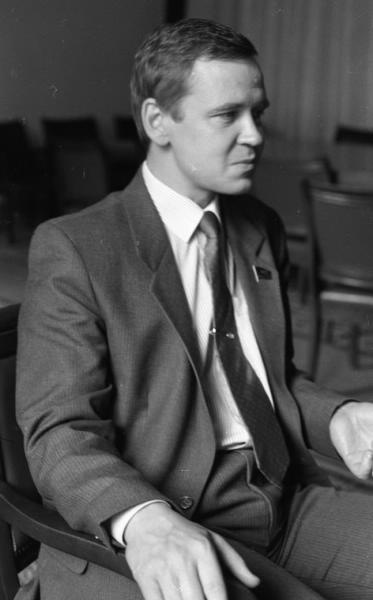 Сергей Станкевич в Моссовете, 1987 год, г. Москва