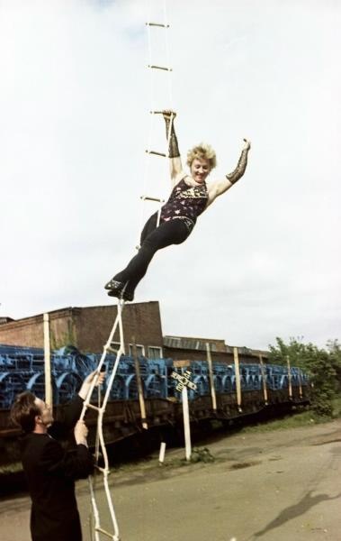 Шефское выступление артистов цирка на Новосибирском заводе сельскохозяйственных машин, 1961 год, г. Новосибирск