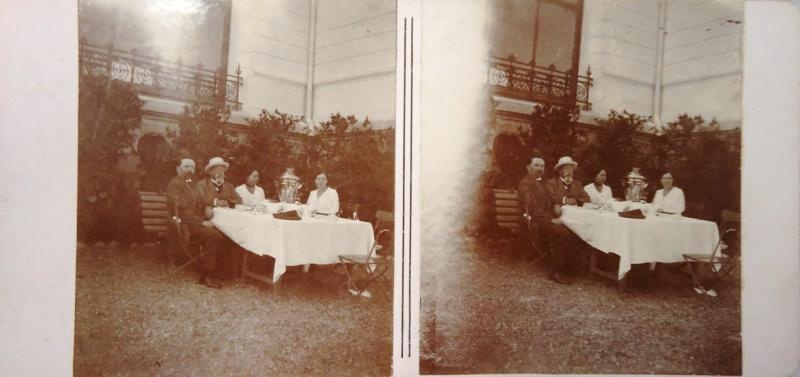 За столом у самовара, 1905 - 1915, Таврическая губ.