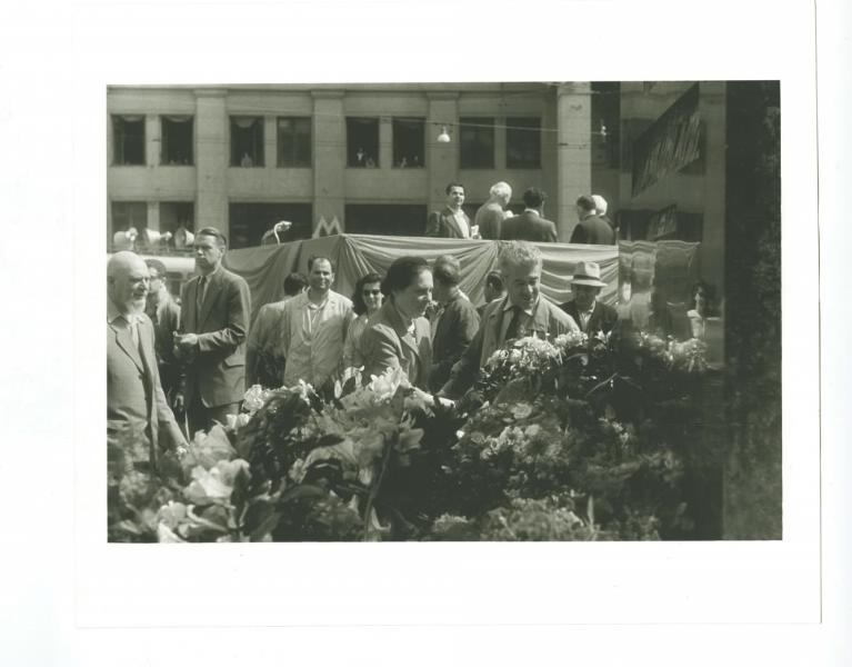Открытие памятника Владимиру Маяковскому, 28 июля 1958, г. Москва. Видеовыставка «На Маяке» с этим снимком.&nbsp;&nbsp;