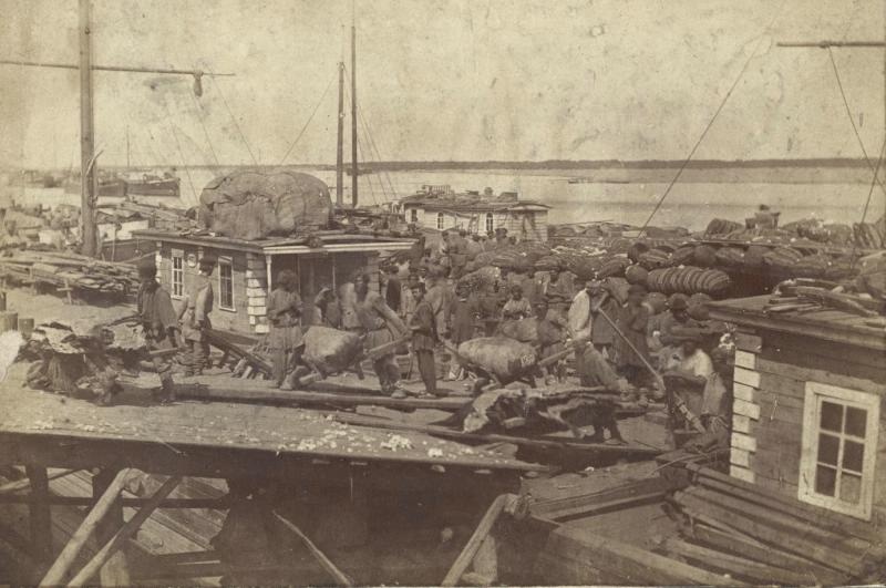 Разгрузочные работы в порту, 1905 - 1917