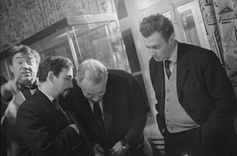 Борис Полевой, Джон Стейнбек в редакции журнала «Юность», 1963 год, г. Москва