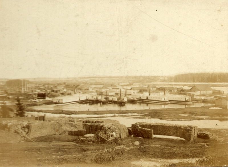 Алек­се­ев­ский су­хой док Ми­лю­ти­на, 1890 год, г. Череповец и Череповецкий район
