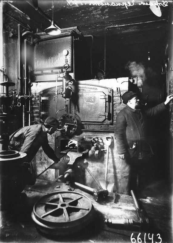 Термическая печь, 1913 год