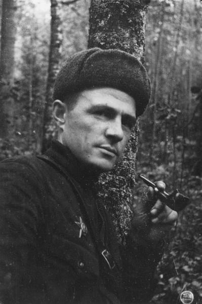 Командир партизанского полка Алексей Тараканов, 1944 год