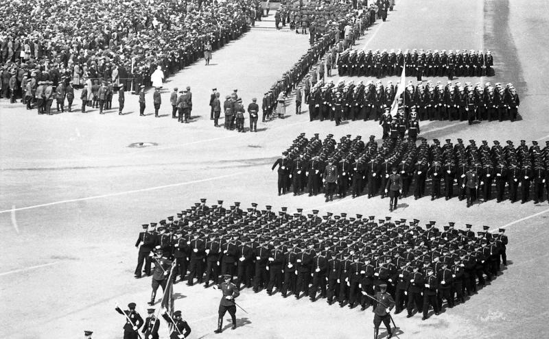 Военный парад на Красной площади, 1947 - 1948, г. Москва