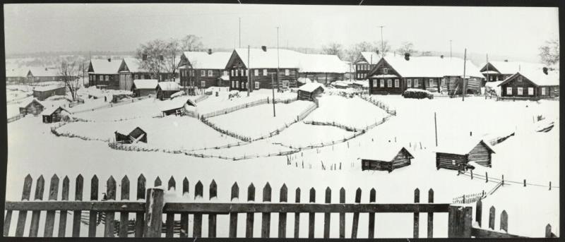 Рисунок. Зима, 1960 год, Карелия АССР. Выставки:&nbsp;«Карелия»,&nbsp;«Карелия. Спокойная красота чистого сердца» с этой фотографией.