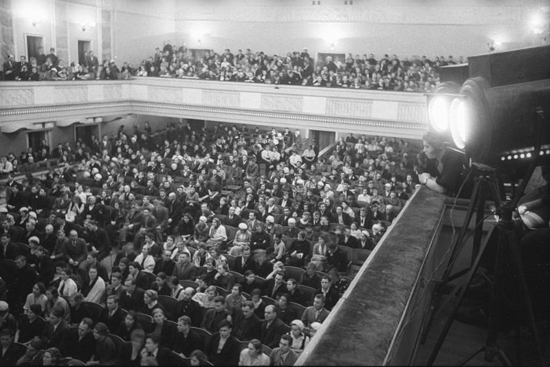 Драмтеатр им. Пушкина. Зрительный зал, 1937 год, г. Магнитогорск