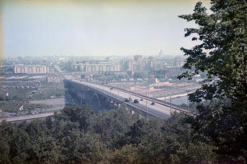 Лужнецкий метромост и Комсомольский проспект, 1958 - 1964, г. Москва