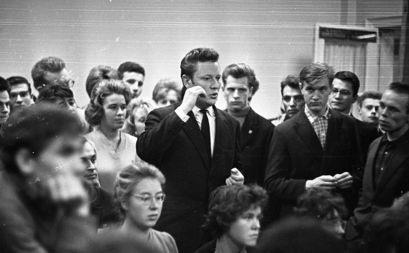 Диспут на биофаке «Каким должен быть советский молодой человек?», 1963 - 1964, г. Москва
