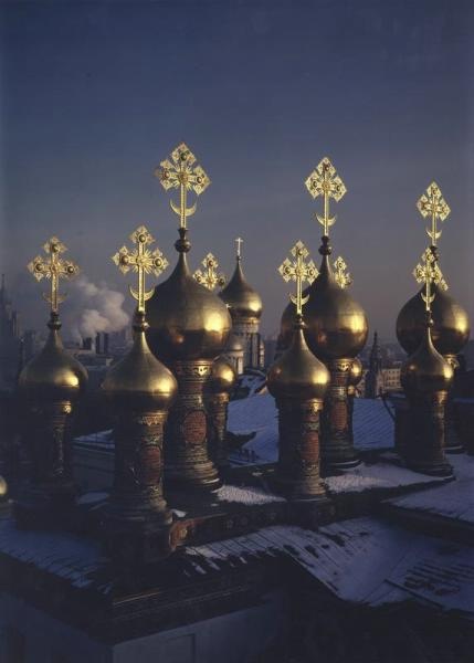 Вид из окна Патриаршего дворца, 1995 год, г. Москва