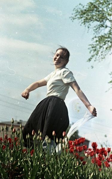 Ирина, съемка для «Огонька», 1960-е