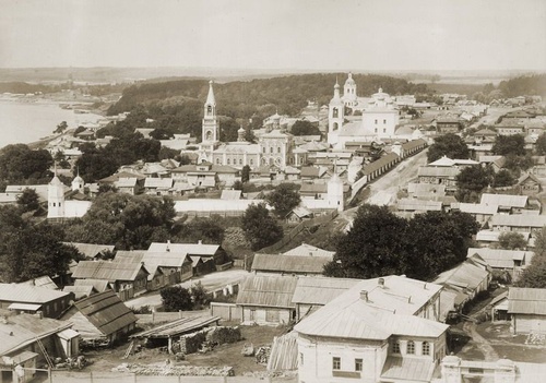 Вид на северную часть города, 1895 - 1904, Рязанская губ., г. Касимов