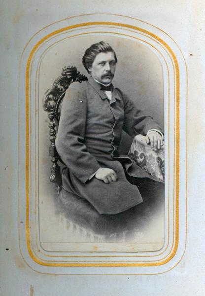 Мужской портрет, 1895 - 1905. Из семейного альбома Артюховых.