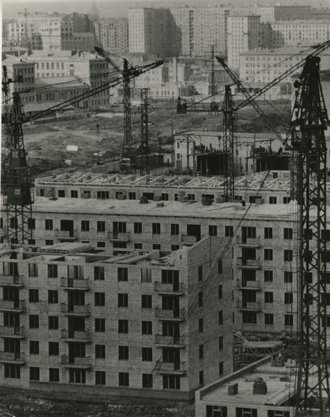 Строительство Новых Черемушек, 1960 - 1961, г. Москва