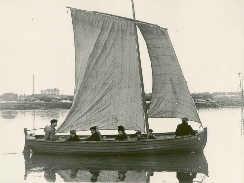 Первый выезд на реке Ягорбе, апрель 1961, г. Череповец и Череповецкий район