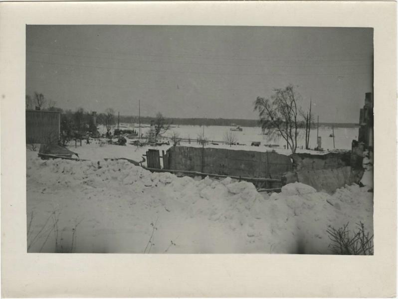 Финская война. Панорама сожженного поселка, 1939 год
