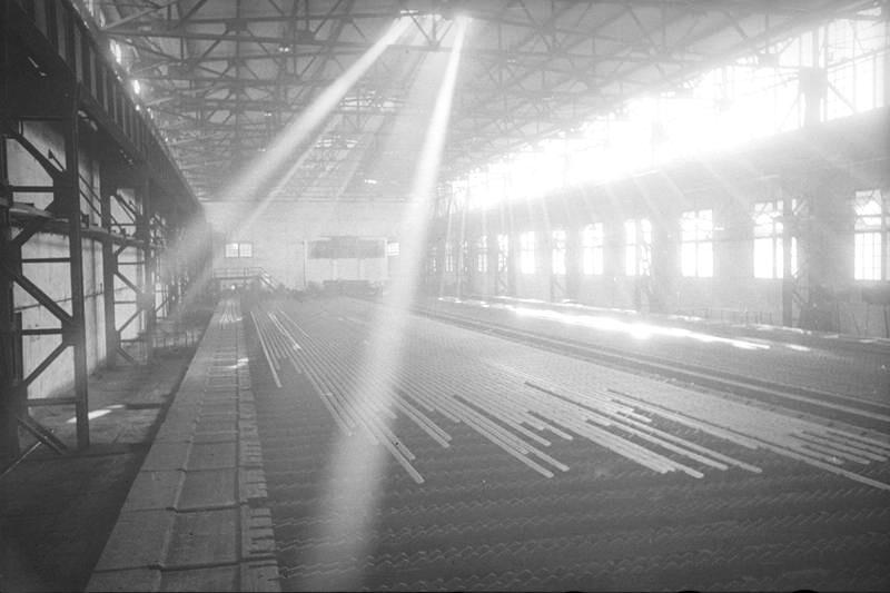 Охлаждение проката (сталь), 1937 год, г. Магнитогорск