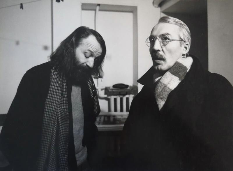 Анатолий Васильев и Андрей Битов, 1988 год, г. Москва