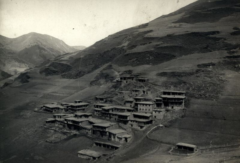 Общий вид горного села, 1900-е, Дагестанская обл.
