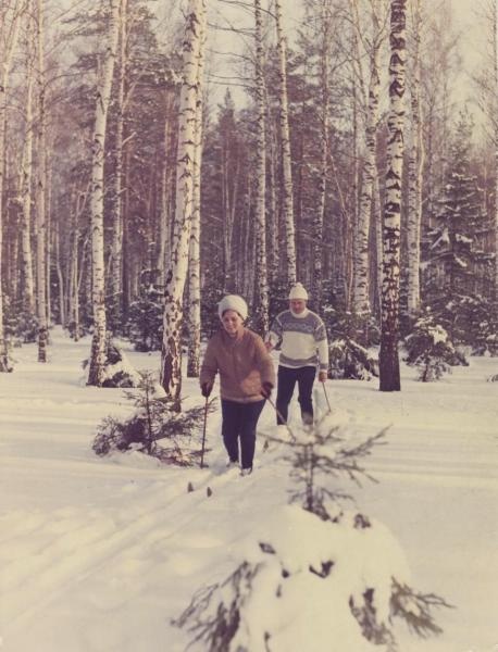На лыжне, 1970-е