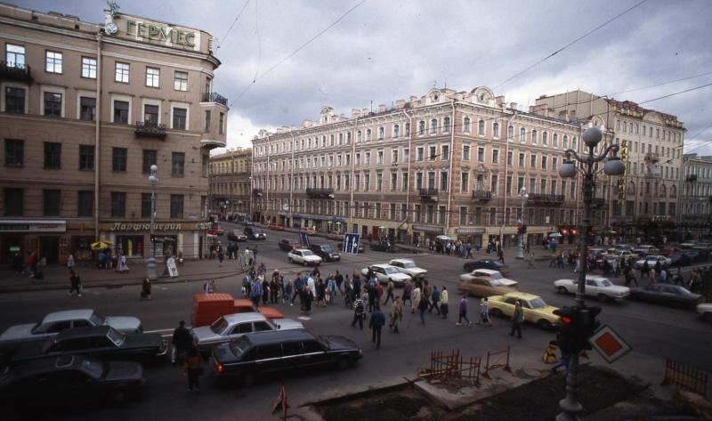 Невский проспект., 1995 год, г. Санкт-Петербург
