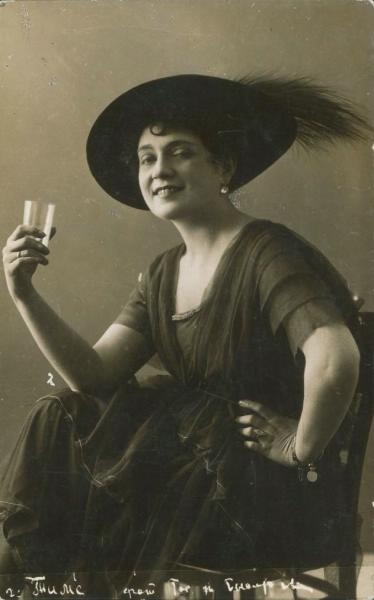 Актриса Елизавета Тиме, 1916 - 1917