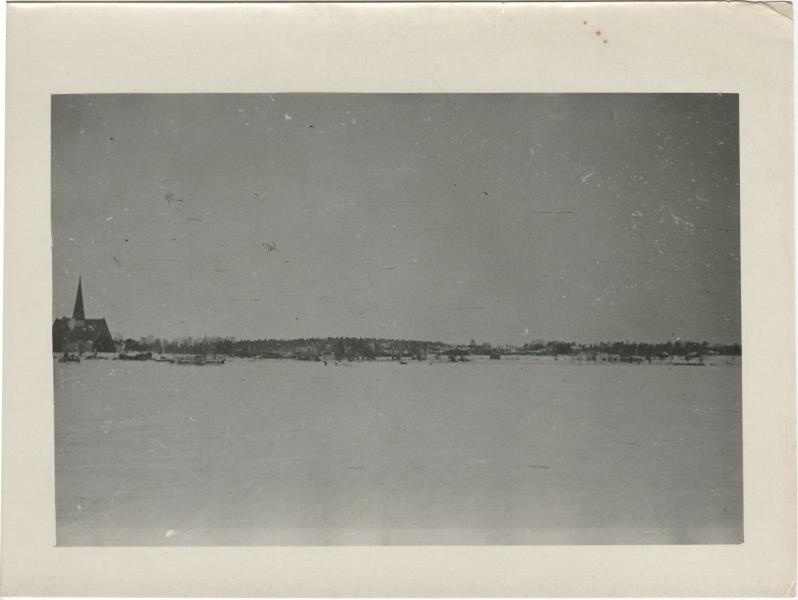 Финская война. Замерзшая река, 1939 год