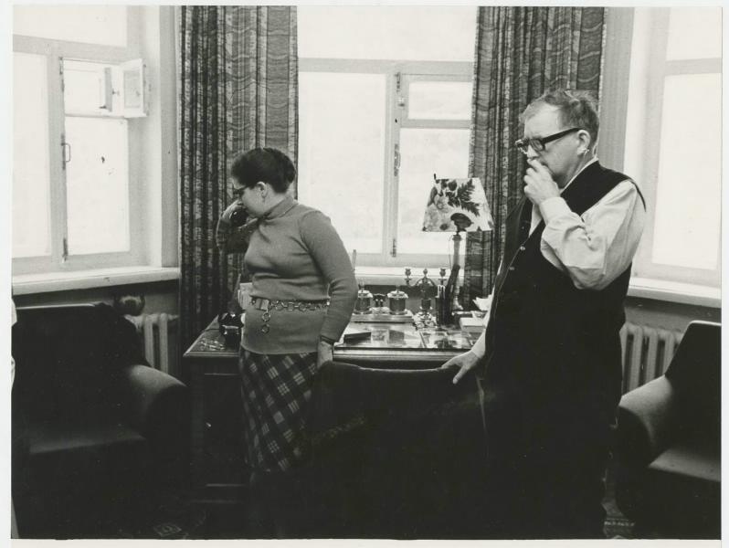 Дмитрий Дмитриевич Шостакович дома, 1960-е