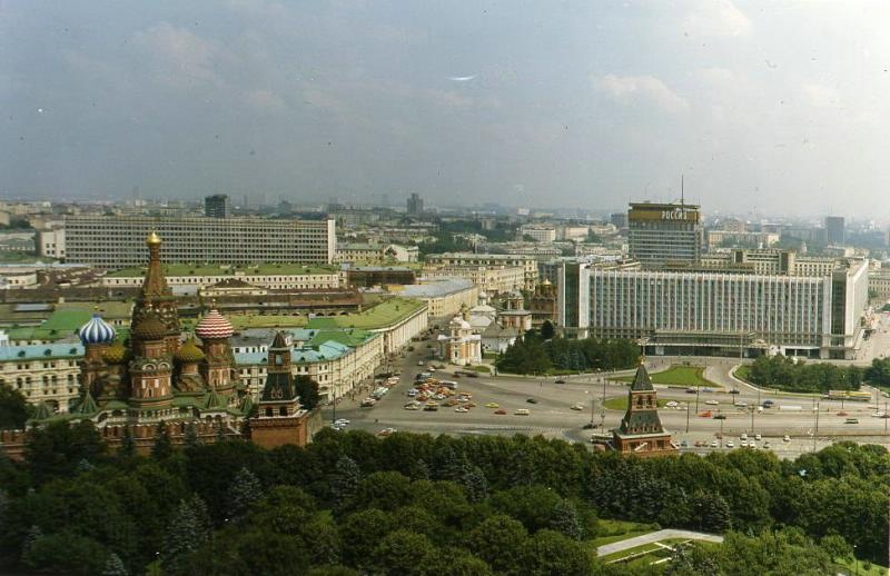 Панорама Москвы, 1967 - 1970, г. Москва. Выставка «Московские высотки. Мечта наяву» с этой фотографией.&nbsp;