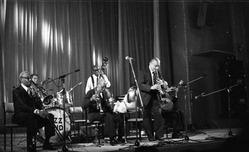Новоорлеанский джазовый оркестр, 1979 год, г. Москва. 