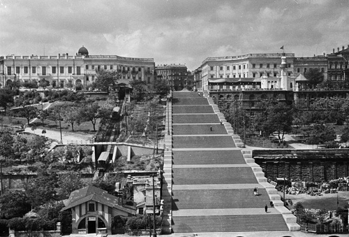 Потемкинская лестница, август 1936, Украинская ССР, г. Одесса