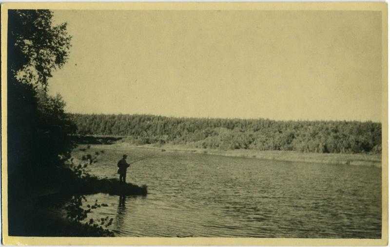 Рыбак на Реке Умбе, 1920-е