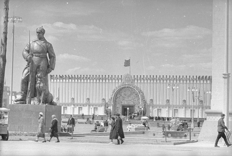 ВСХВ. Площадь колхозов, 1939 год, г. Москва