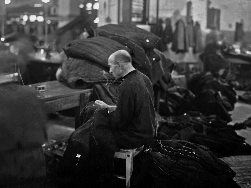 Мастерская по пошиву пальто, 1931 год, г. Ленинград