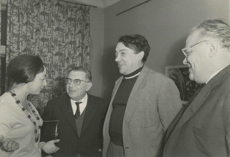 Ж. П. Сартр в редакции «Юности», 1963 год