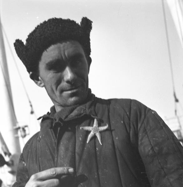 Моряк, 1960-е, Сахалинская обл.. Выставки&nbsp;«Моряки»&nbsp;и «15 лучших фотографий Юрия Садовникова» с этим снимком.