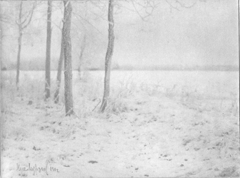 Зимний пейзаж, 1911 год