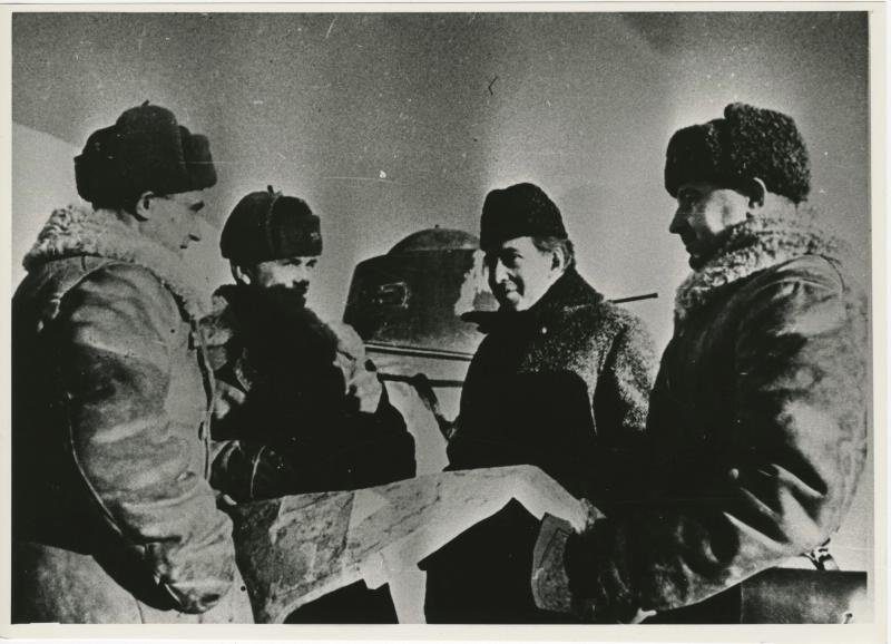 Илья Эренбург на фронте, 1944 год