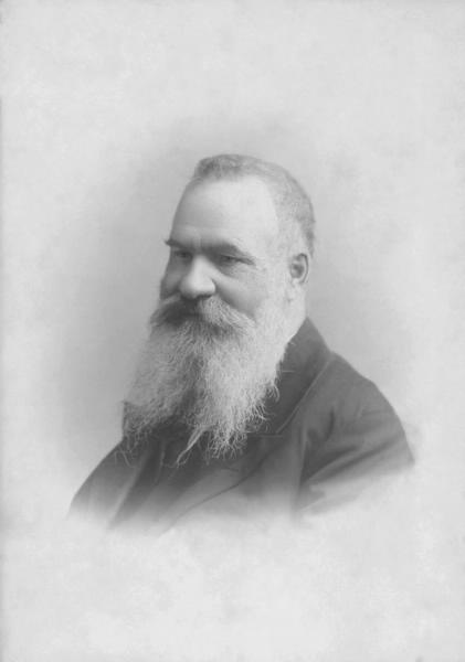 Мужской портрет, 1900-е, г. Омск. Коллодион.