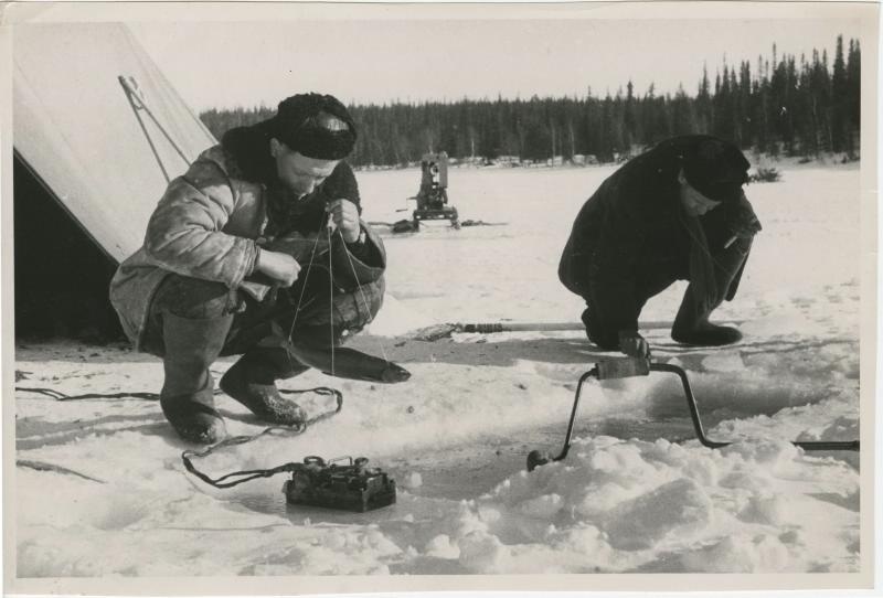 Подледный лов, 1960-е