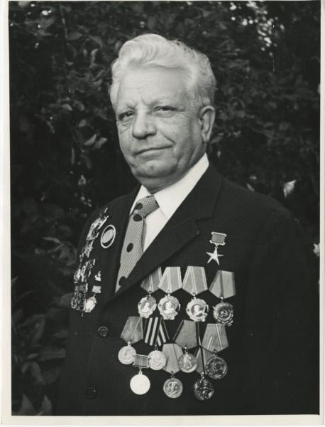 Портрет ветерана – Героя Советского Союза, 1970-е
